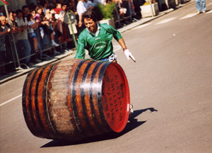 Corsa delle botti a Nizza Monferrato