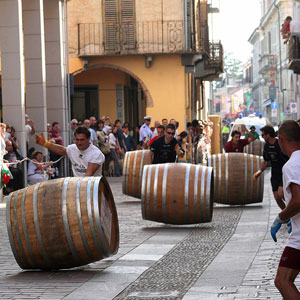 Corsa delle botti a Nizza Monferrato